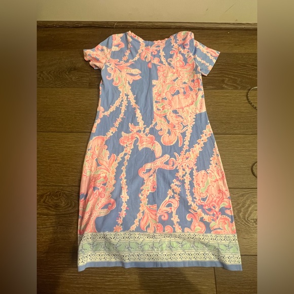 Lilly Pulitzer Declan Dress Blue Peri Go With the Flow - Picture 8 of 8